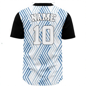 Maillot de baseball pour homme, respirant, personnalisable, à prix avantageux, avec design sublimé, 100% polyester - Product Image 2