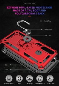 IVANHOE Case เกราะกันกระแทกสำหรับ VIVO V15 Pro Y12 Y15 Y17 NEX <span class=keywords><strong>S</strong></span> X21 X23 X27รถแม่เหล็กป้องกัน Kickstand กรณีฝาครอบ - Product Image 4