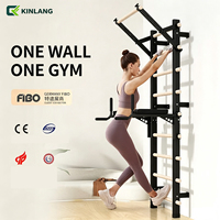 Barre de musculation multifonctionnelle avec barres parallèles, équipement de fitness pour l'épaule et la presse des jambes