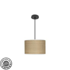 Lampadario di design 1xE27, colore nero e chiaro, dimensioni regx30x30; ideale per la decorazione e l'ambientazione degli spazi. - Product Image 1