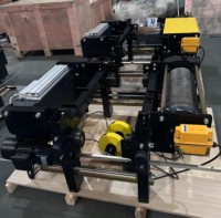Grúa Puente Hidráulica de 2, 3, 5, 10 y 16 Toneladas con Carro Motorizado, Cabrestante y Control Remoto, 380V 240V 220V, Elevador Europeo