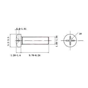 M3x8 100 pcs 304 Acier Inoxydable <span class=keywords><strong>Hex</strong></span> Usine Vente Directe GB823 Tête Pan Phillips Phillips <span class=keywords><strong>Vis</strong></span> À <span class=keywords><strong>Vis</strong></span> En Acier Inoxydable Allen F - Product Image 4