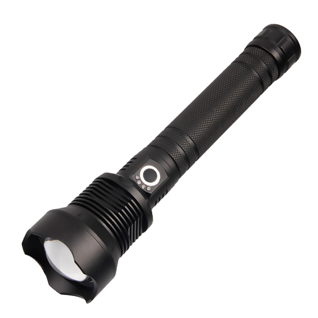 STARYNITE Hot Sales 2000 Lumens XHP70 Zoomable Rechargeable Led Flashlight Powered by 2x26650 or 2x18650 Batteries
