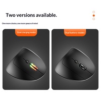 Nuevo Ratón Inalámbrico Vertical Ergonómico, Recargable, Bluetooth, Silencioso, de Alta Comodidad, para Juegos y Oficina