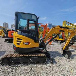 Mini-excavatrice sur chenilles SANY SY26U d'occasion de 2 tonnes, certifiée CE, avec moteur et pompe, godet inclus, certifiée pour rapport de l'Agence de certification chinoise - Product Image 1