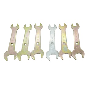 Llave OEM personalizada, herramienta de ferretería galvanizada con hebilla plana, llave giratoria industrial, llave de doble cabeza, llave de 19 mm con doble cabeza - Product Image 6