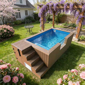 Piscina prefabricada profesional de fibra de vidrio, piscina enterrada de fibra de vidrio. - Product Image 6