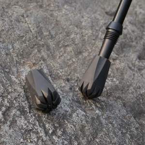 Couvre-pointes en caoutchouc pour bâtons de trekking, antidérapants, résistants à l'usure, accessoires pour bâtons de randonnée en plein air - Product Image 1