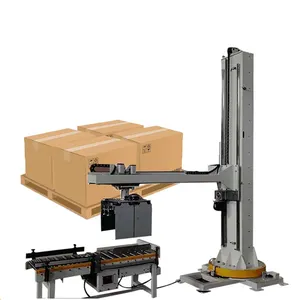 Automatische Palletizer Verpakkingsmachine Met Robot Palletizer Stapelen Op Pallet