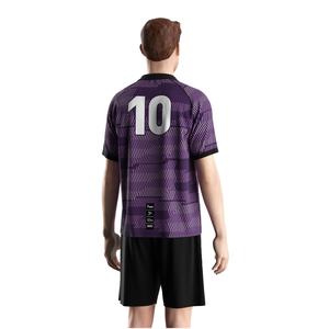 Uniforme de Fútbol Profesional con Cuello en V, Tela de Secado Rápido y Paneles que Absorben la Humedad para Juego Competitivo y Campamentos de Entrenamiento - Product Image 4