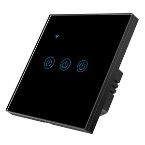 Interruptor Wifi Inteligente con Panel de Vidrio de 86 mm, Control por Voz, para Instalación en Pared, 10A, 300-1200W, Estándar Nacional - Product Image 2