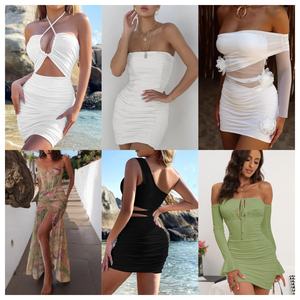 L Gemischte Luxus Designer Vintage Kleid Bundle Second-Hand Marken bekleidung aus Import behältern Sparsamkeit Kleidung Gebrauchte Kleidung - Product Image 5