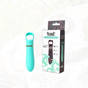 מזון כיתה סיליקון כדור אצבע טבעת דילדו ויברטור רב תדר רטט עבור g-spot אישה של vibi - Product Image 3