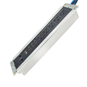 Prise de charge USB réseau RJ45 en alliage <span class=keywords><strong>d</strong></span>'aluminium personnalisée, encastrée, dissimulée, montée dans le mobilier de bureau, prise encastrée - Product Image 5