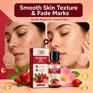 Aceite Multiusos de Rosa Mosqueta Natural para el Cuidado del Cuerpo, Rostro y Cabello, Hidrata, Repara el Cabello Seco y Suaviza la Piel Áspera - Product Image 2