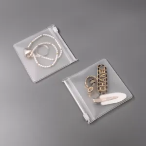 Bolsas de Almacenamiento al por Mayor de PE Reciclable para Cosméticos, Collares, Pendientes, Joyería, Relojes, con Cierre Transparente Pequeño y Personalizado - Product Image 4