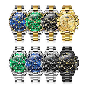   2926 Montre de sport de luxe personnalisée OEM avec logo, phase de lune, mode, étanche, lumineuse, multifonctionnelle, à quartz pour homme - Product Image 6