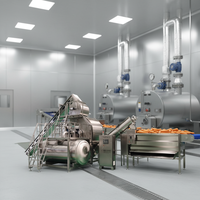 Automatische stoomschilmachine voor groenten, aardappelen, tomaten, cassave, bieten, wortelen, zoete aardappelen, 3-6T/H, wassen, reinigen, stomen, schillen