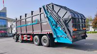 Camion Compacteur et Ramasseur de Déchets Diesel Shacman 40m, Transmission Manuelle 8x4, Moteur 350HP, Pompe, Émissions Euro 3