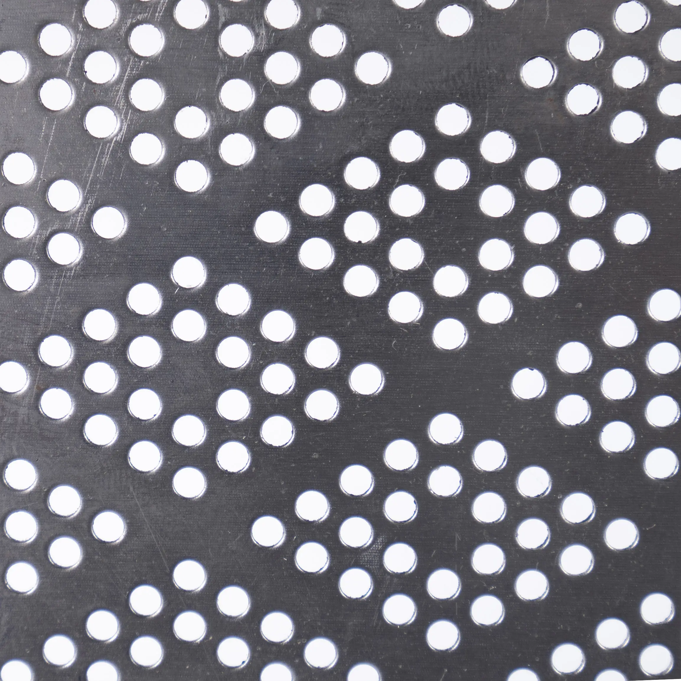 diamond shape and round hole galvanized perforated metal sheet for building