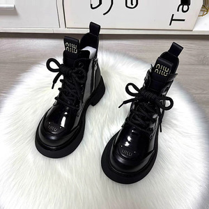 Bottines <span class=keywords><strong>Martin</strong></span> britanniques pour femmes, nouvelle collection 2026, semelle épaisse, bottes hautes d'automne et d'hiver, bottes courtes tendance - Product Image 3