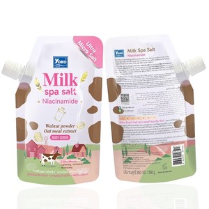 Y750 YOKO GOLD MILK SPA SALT NIACINAMIDE 350g. Natural <b>Body</b> Exfoliator for Nourishing Milk Protein and enriched Vitamin E - Product Image 6