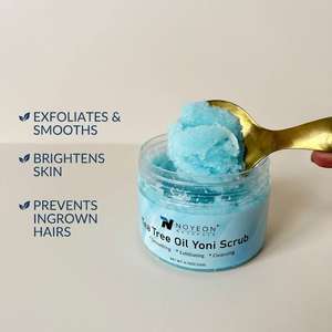 Exfoliante Corporal de Azúcar Marrón con Miel Batida, Exfoliante y Blanqueador con Cúrcuma Natural, Manteca de Karité y Café - Product Image 2