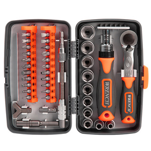 Multi-functional 38-in-1 1/4-Inch Ratchet <b>Screwdriver</b> Bit <b>Set</b> with Sockets & Bits & Ratchet Handle OEM Customizable GQK Brand - Product Image 4