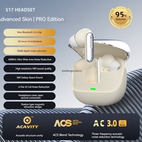 Écouteurs intelligents FuzhongQi S17 BT avec traduction hors ligne/en ligne, réduction de bruit Wi-Fi pour les réunions, longue durée de vie de la batterie, utilisation 24h/24
