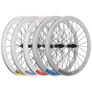 Rueda blanca personalizada profesional Freno de disco de llanta de 50mm 700C Road 36T Juego de ruedas de bloqueo central - Product Image 6