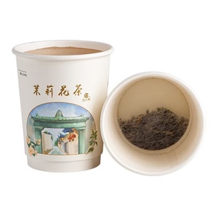 Taza impresa Desechable Té instantáneo caliente Parte inferior interior Logotipo personalizado Fácil de llevar Té - Product Image 1