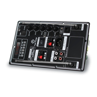 Penguat Suara Outdoor Aluminium Craftsman HIFI 20W FM/Mic Nirkabel 12V/220V Dual Supply Pengisian Cepat Papan Amp Karaoke Panggung