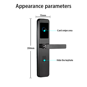 ระบบล็อคประตูห้องพักโรงแรมแบบอิเล็กทรอนิกส์ RFID ความปลอดภัยสูง พร้อมกุญแจอัจฉริยะ วัสดุไม้และสแตนเลส รุ่น T90 - Product Image 2
