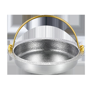 Stainless Steel Sukiyaki Pot With Handle Non Stick PTFE Coating For Household And Commercial Use Spicy Hot Pot Army Stew - Product Image 3