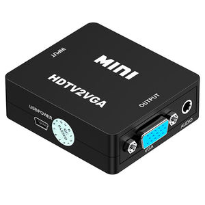 Bộ chuyển đổi âm thanh mini HD sang VGA với đầu vào âm thanh HD và đầu ra VGA Bộ chia và chuyển đổi âm thanh hdtv2vga - Product Image 2