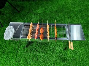 Updated Portable Charcoal Grill for <strong>BBQ</strong>, Quick Folding Grill, Stainless Steel <strong>Foldable</strong> <strong>BBQ</strong> Grill for Outdoor Camping - Product Image 5