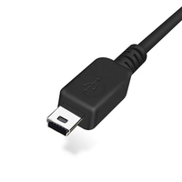 Câble USB personnalisable Mini 5P mâle 2 conducteurs 1m en cuivre étamé PVC avec extrémité ouverte micro mâle