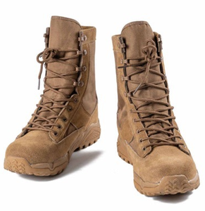 Bottes pour hommes SFB31 717 de haute qualité en solde – Style désert, semelle en caoutchouc, tige en cuir verni, hauteur cheville - Product Image 4