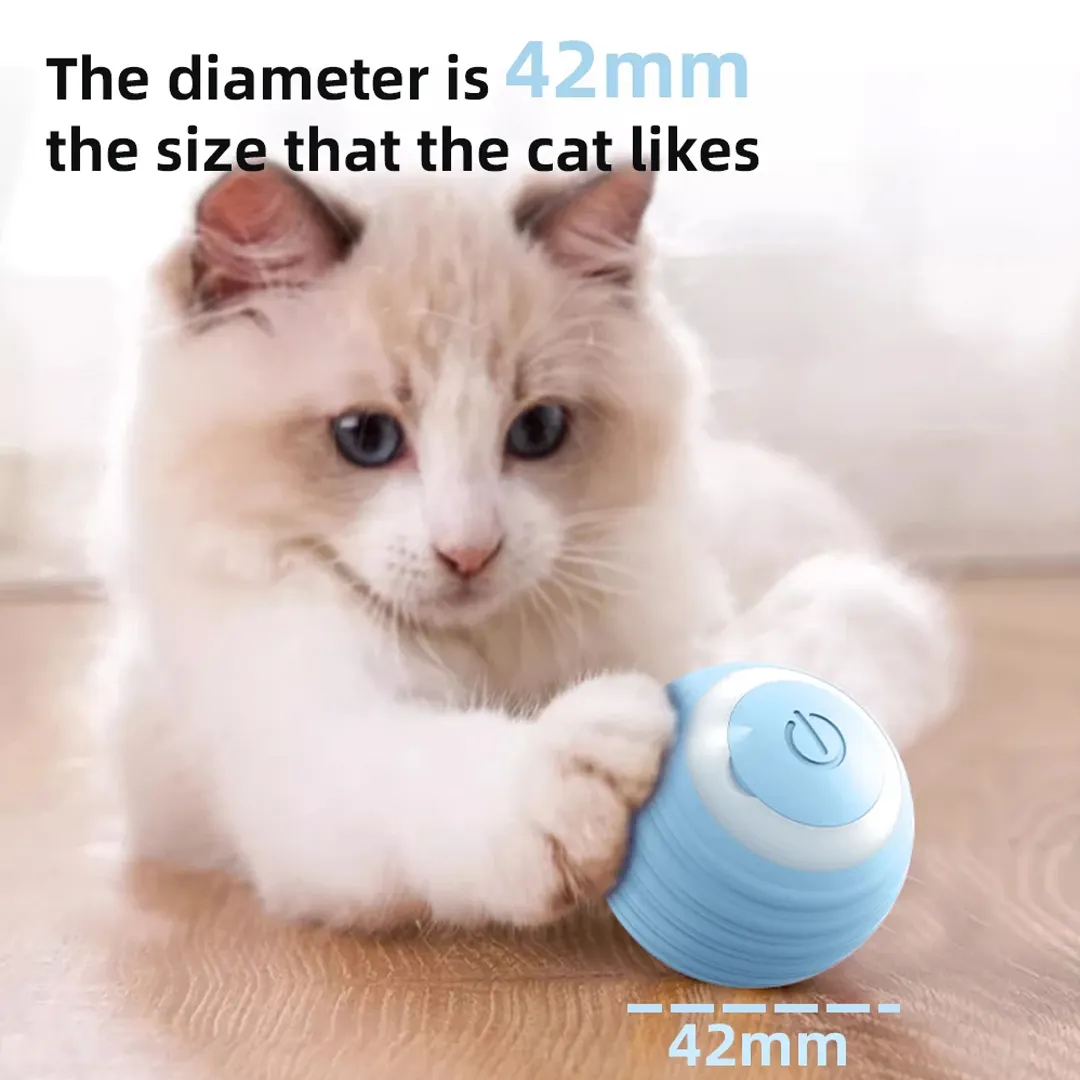 Kedi interaktif top akıllı Pet oyuncaklar elektronik kedi oyuncak sihirli top kedi oyun aksesuarları