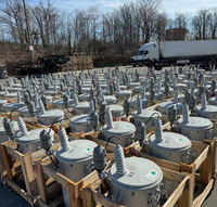 Transformateur de poteau immergé dans l'huile monophasé ANSI 100 kVA, 7,62 kV vers 240 V/480 V, pour la distribution d'énergie au réseau rural