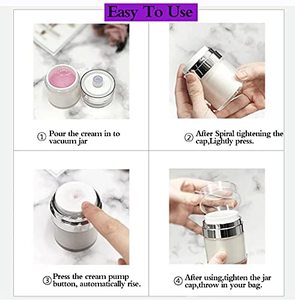 Pot distributeur sans air de pompe de fond de teint de crème de luxe de nouveau design, vente en gros - Product Image 6