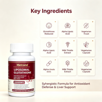 Acide alpha-lipoïque, chardon-Marie, détoxifiant hépatique, antioxydant, éclaircissant pour la peau, complément végétalien OEM
