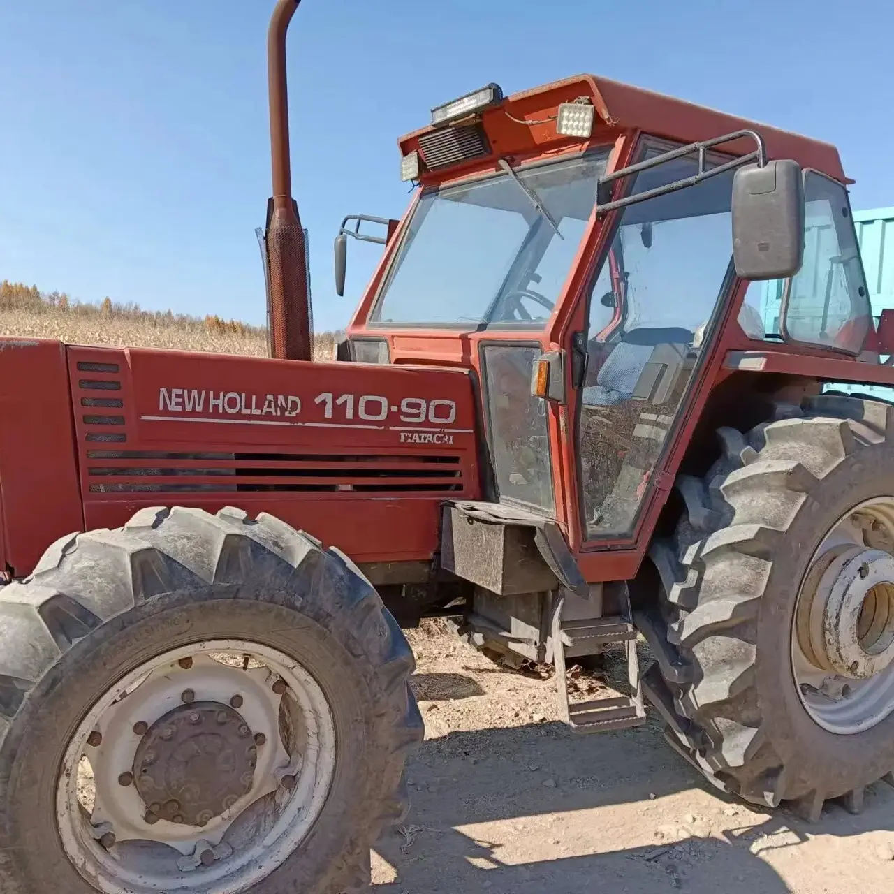 Traktor Fiat bekas 110-90 buatan Italia peralatan pertanian traktor roda mesin pertanian maquinas agricolas