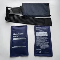 Pack de glace (ensemble de 3 pièces) coussin de gel réutilisable sac de glace soutien récupération des blessures réglable thérapie chaude et froide Gel Wrap