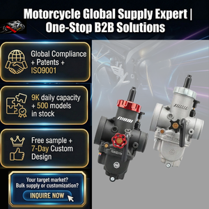 Carburateur de <span class=keywords><strong>moto</strong></span> NIBBI 28 30 32 PE version professionnelle pour performance de course, idéal pour pièces modifiées tout-terrain - Product Image 1