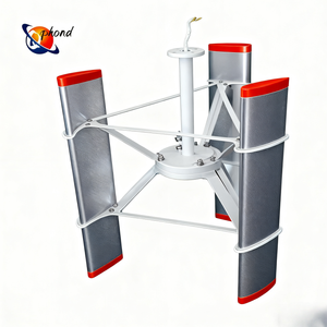 مولد كهربائي دائم بدون تلامس، مولد طاقة مجاني أحادي الطور بقدرة 5 كيلوواط و3 كيلوواط و1 كيلوواط، توربين رياح عمودي 24 فولت و48 فولت للمنازل - Product Image 4