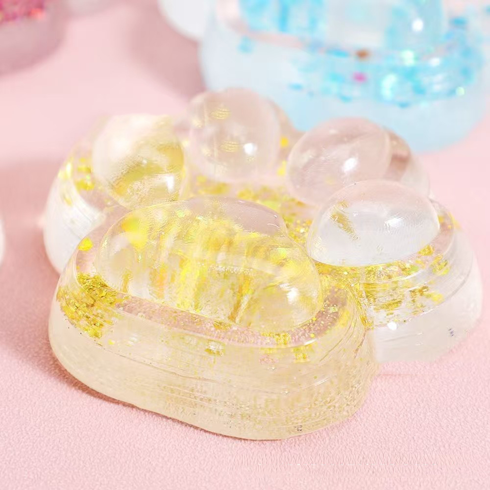 20543- กลิตเตอร์ลายอุ้งเท้าแมว [สีทอง]