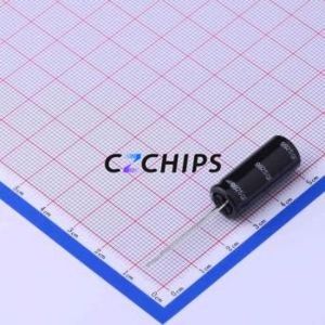 EEUFS1K221L Through-Hole <b>Aluminum</b> <b>Electrolytic</b> <b>Capacitor</b> Through hole,D10xL25mm 220uF 20% 80V 1.2A-100kHz - Product Image 2