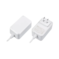Adaptateur 24V CC 60W à Haute Efficacité Énergétique, Faible Consommation, Prise Universelle pour Ordinateur de Bureau, Ordinateur Portable, Électronique Grand Public, Lumière LED, Conforme ROHS