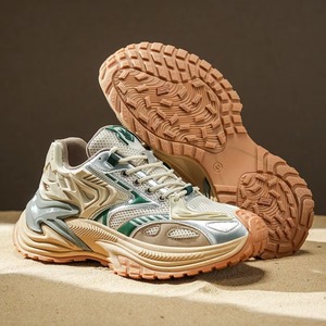 Zapatillas deportivas casuales de estilo coreano para hombre 2025, diseño Mecha Torre Rattlesnake, con aumento de altura, de punto grueso, versátiles para primavera - Product Image 5